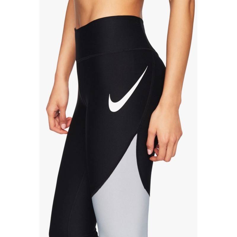 Dámské kompresní legíny Nike POWER CROP HBR FA TEAM černé