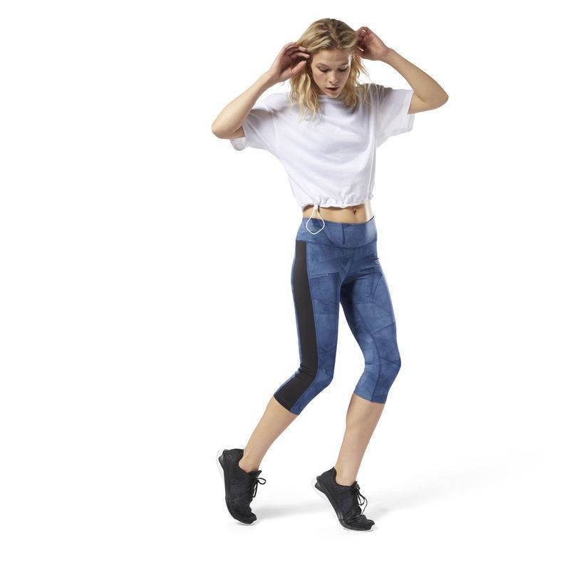 Woman Tight WOR PRINTED CAPRI - CY3632