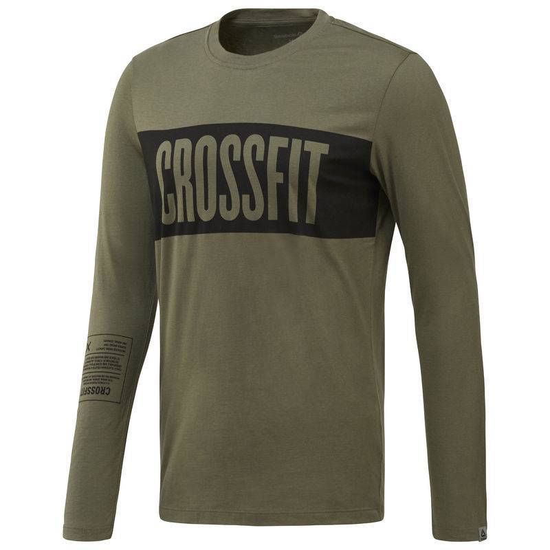 Herren T-Shirt CrossFit STRIPE LS TEE - CF4556