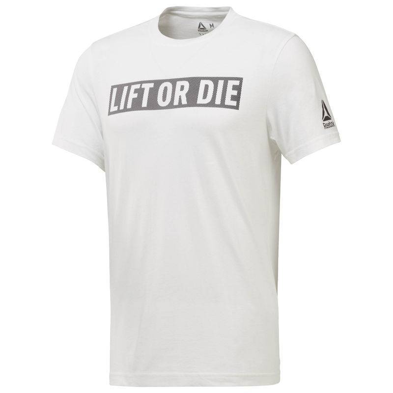 Man T-Shirt LIFT OR DIE white