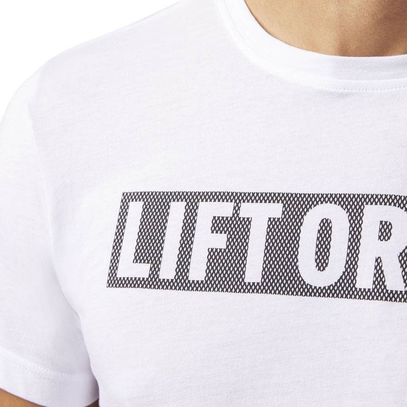Man T-Shirt LIFT OR DIE white