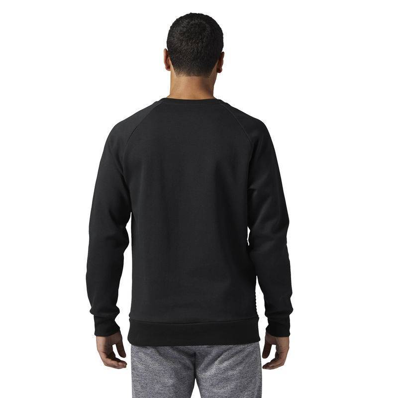 Pánská mikina EL QUILTED CREW NECK CD9280
