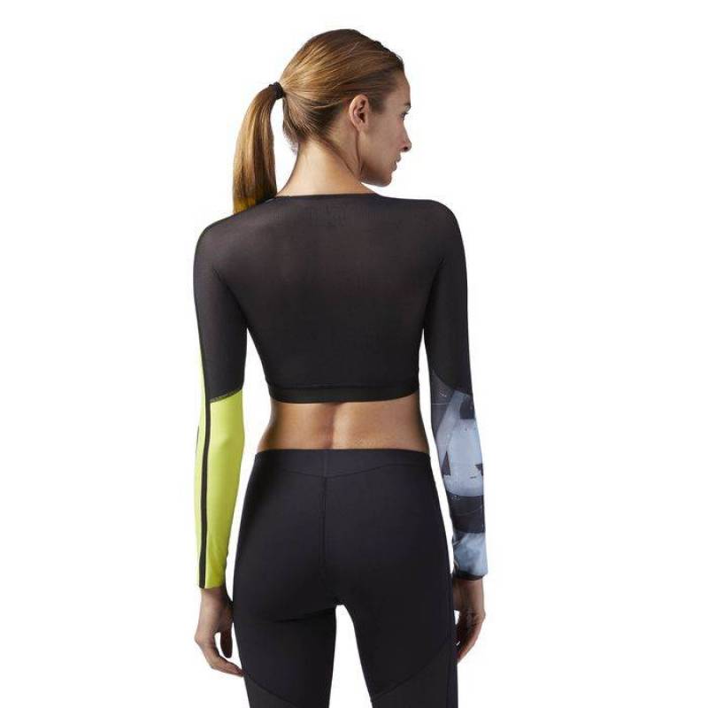 Dámské tričko CrossFit CROPPED COMP LS CD1399