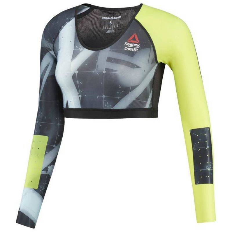 Dámské tričko CrossFit CROPPED COMP LS CD1399