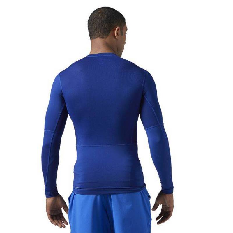 Man compression T-Shirt WOR COMPR LO SLEEVE SOLI