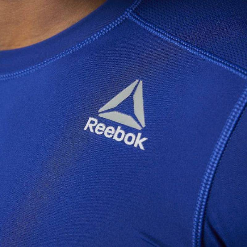 Man compression T-Shirt WOR COMPR LO SLEEVE SOLI