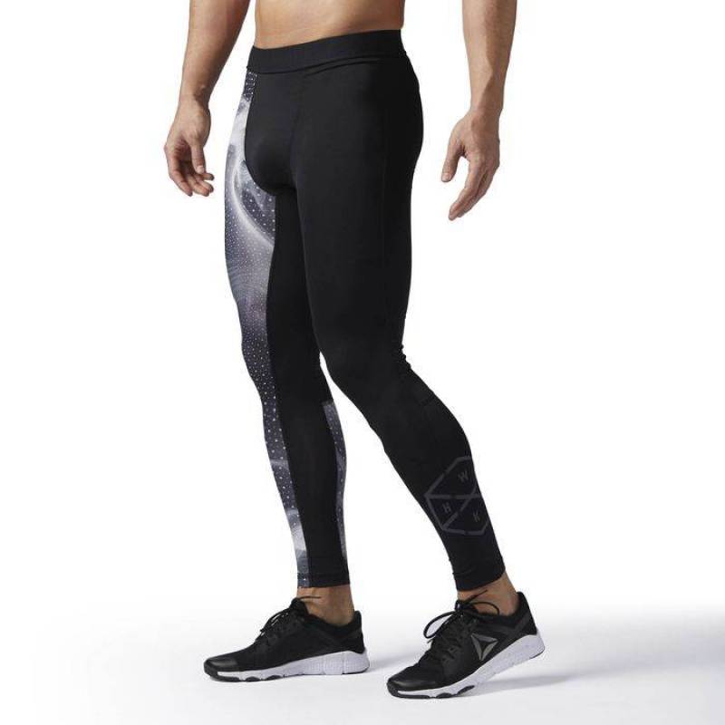 Dámské kompresní legíny COMPRESSION TIGHT - AOP