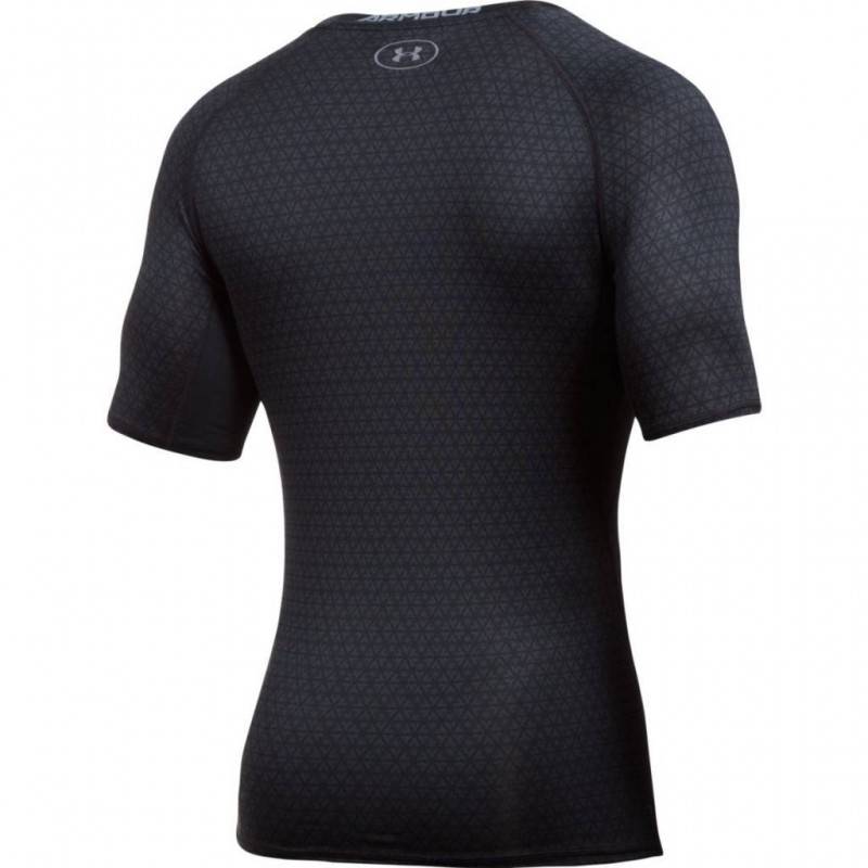 Man compression T-Shirt Under Armour PRINTED black 1257477-010