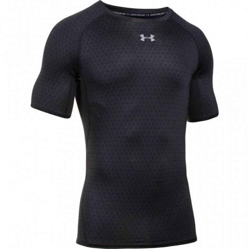 Man compression T-Shirt Under Armour PRINTED black 1257477-010