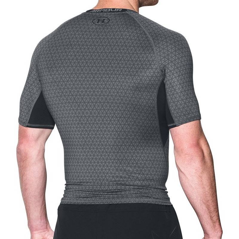 Man compression T-Shirt Under Armour grey printed