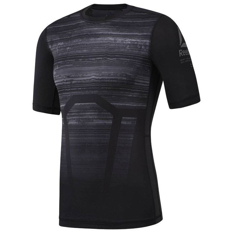 Man compression T-Shirt AC Comp Tee - AOP - CY4891