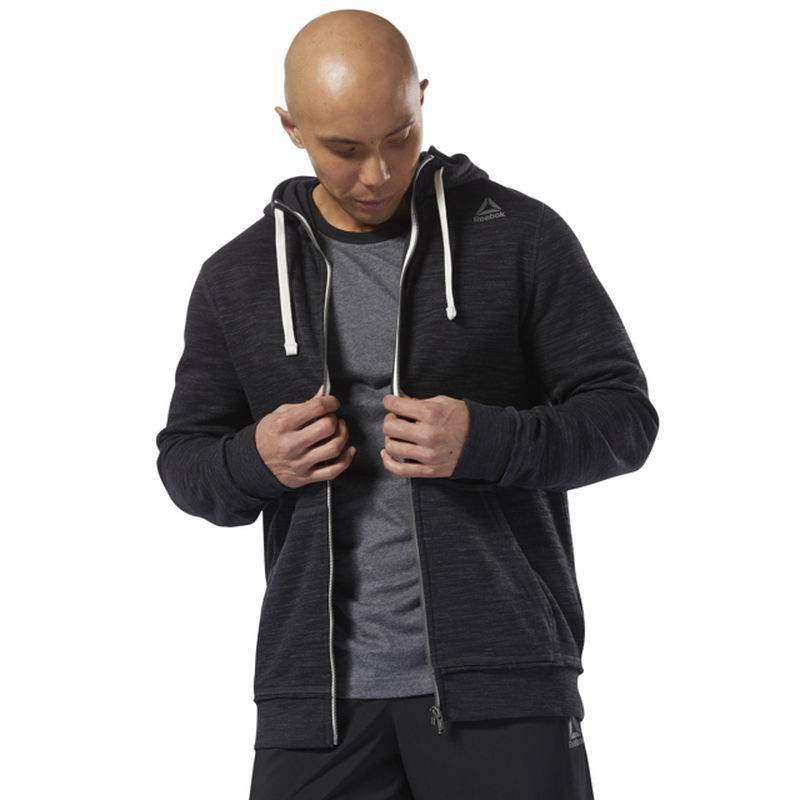 Man hoodie TE MARBLE GROUP FZ - D94188