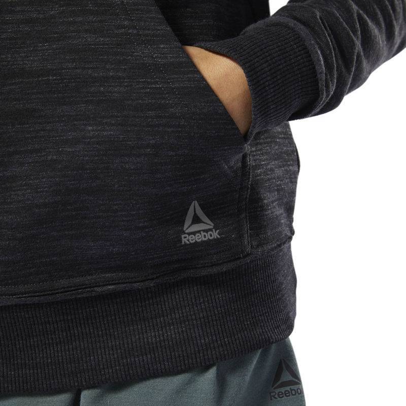 Woman hoodie TE MARBLE COWL NECK - D95546