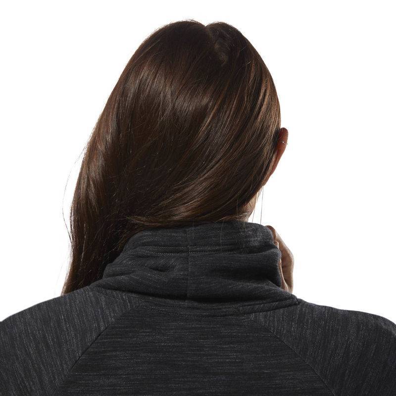 Woman hoodie TE MARBLE COWL NECK - D95546