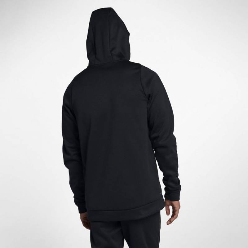 Man training hoodie Nike Therma Mens Training Hoodie black