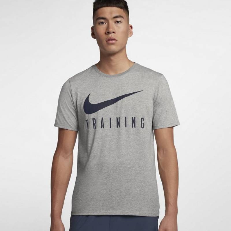 Man fitness T-Shirt Nike TRAINING - grey