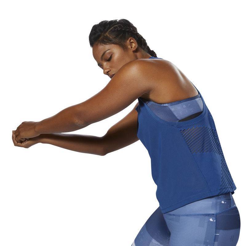Woman top Reebok CrossFit Jacquard Tank - G - DM4012
