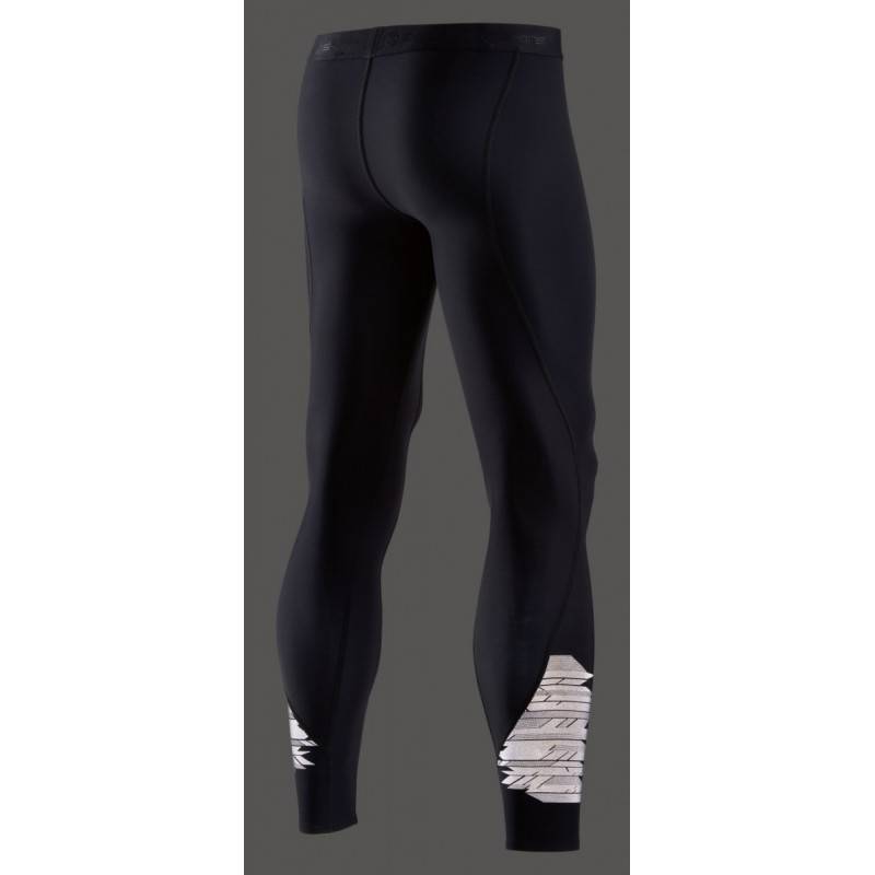 Man compression Tight Skins DNAmic Thermal Starlight Mens Long Tights Oblique