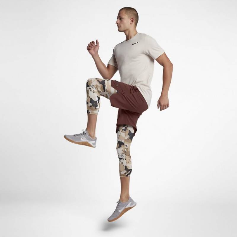 Man Shorts Nike Flex vínové