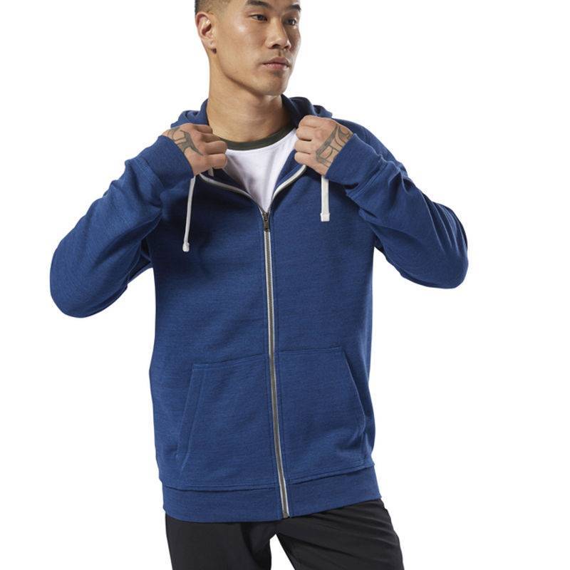 Man hoodie TE MARBLE GROUP FZ - CY4929