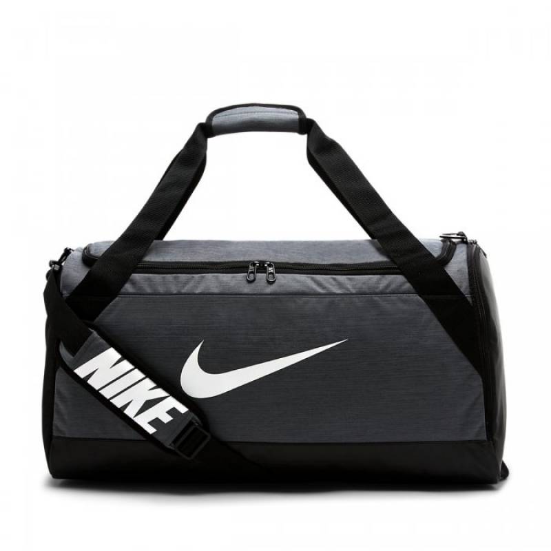 Woman training Bag Nike Brasilia - stříbrná