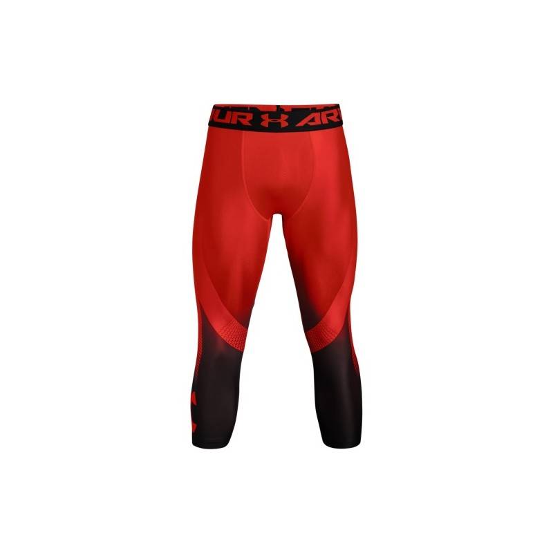 Pánské legíny Under Armour HeatGear Armour Hg 2.0 3/4 Legging - červené