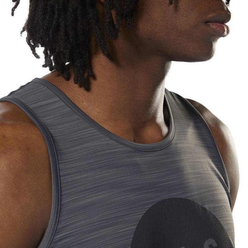 Man top Les Mills Active Chill TANK - DU7769