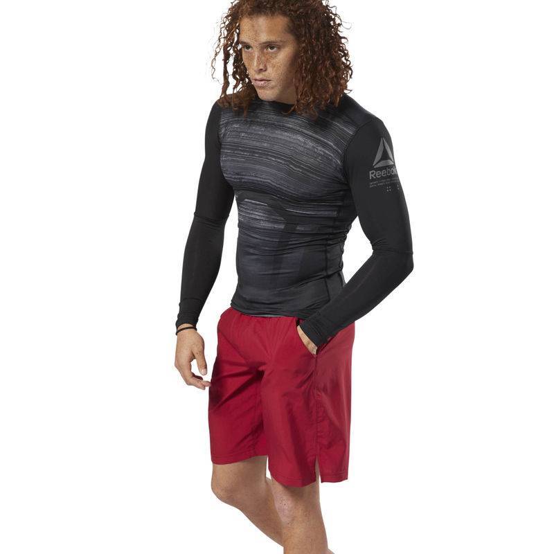 Man compression T-Shirt AC LS Tee - AOP - CY4888