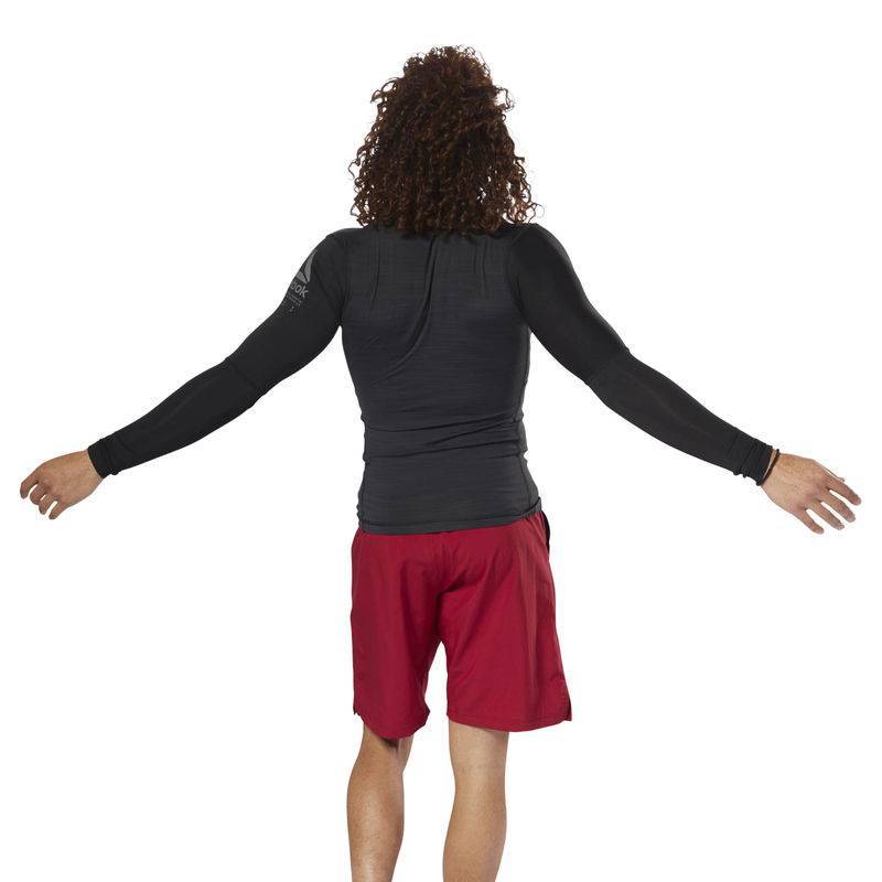 Man compression T-Shirt AC LS Tee - AOP - CY4888