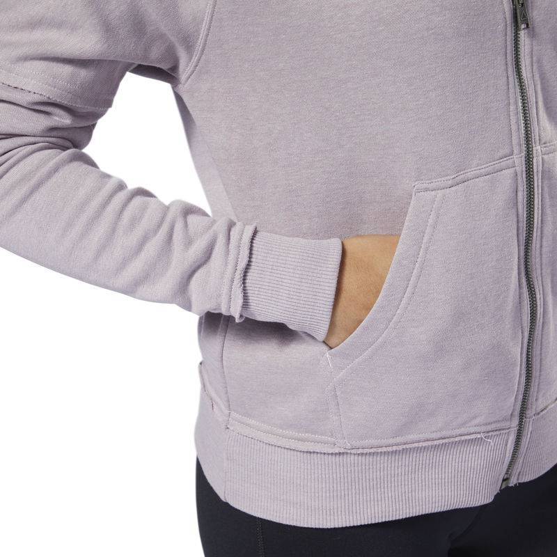 Woman hoodie TE MARBLE LOGO FZ - D95532