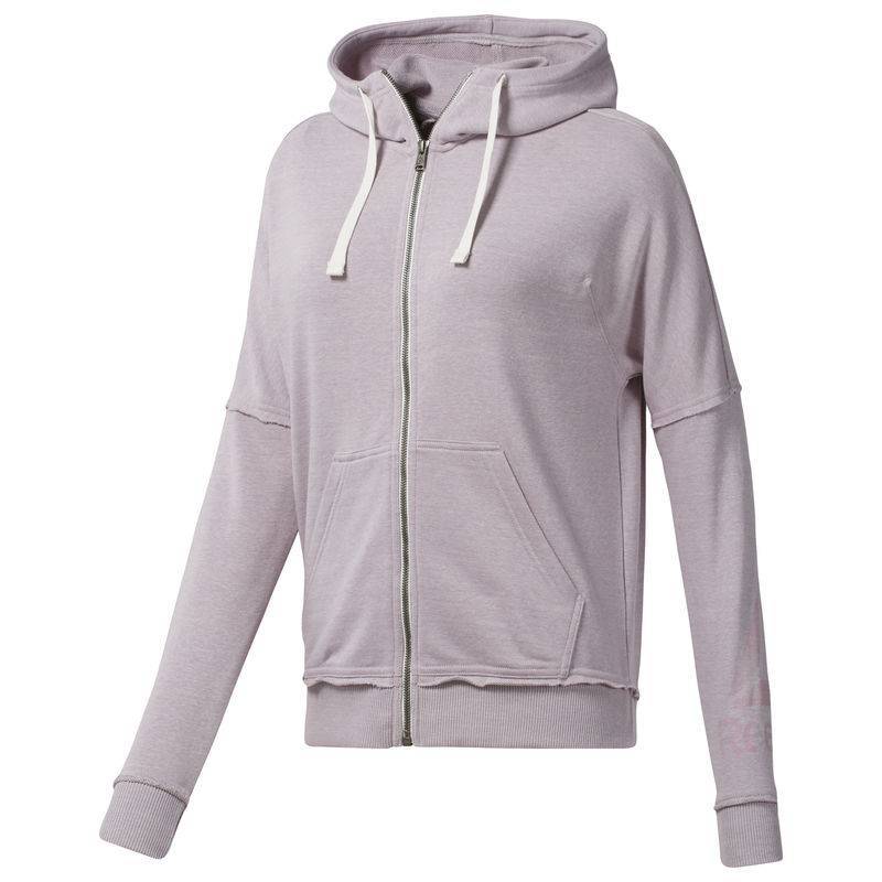 Woman hoodie TE MARBLE LOGO FZ - D95532