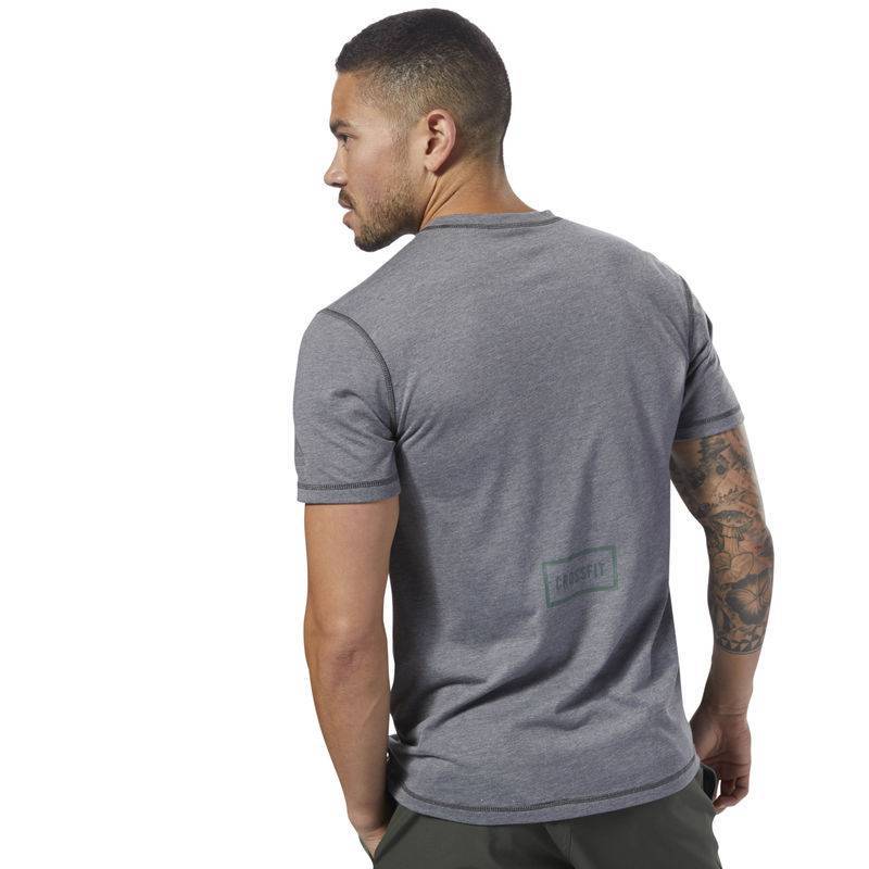 Man T-Shirt Reebok CrossFit Burnout SS Tee - Solid - D94898
