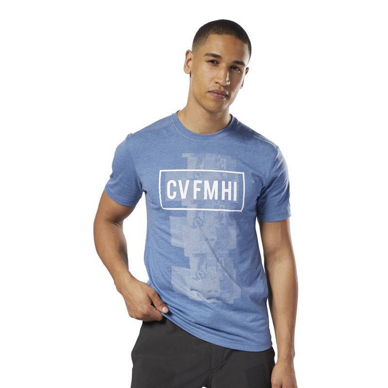 Man T-Shirt Reebok CrossFit Burnout SS Tee - Solid - D94881