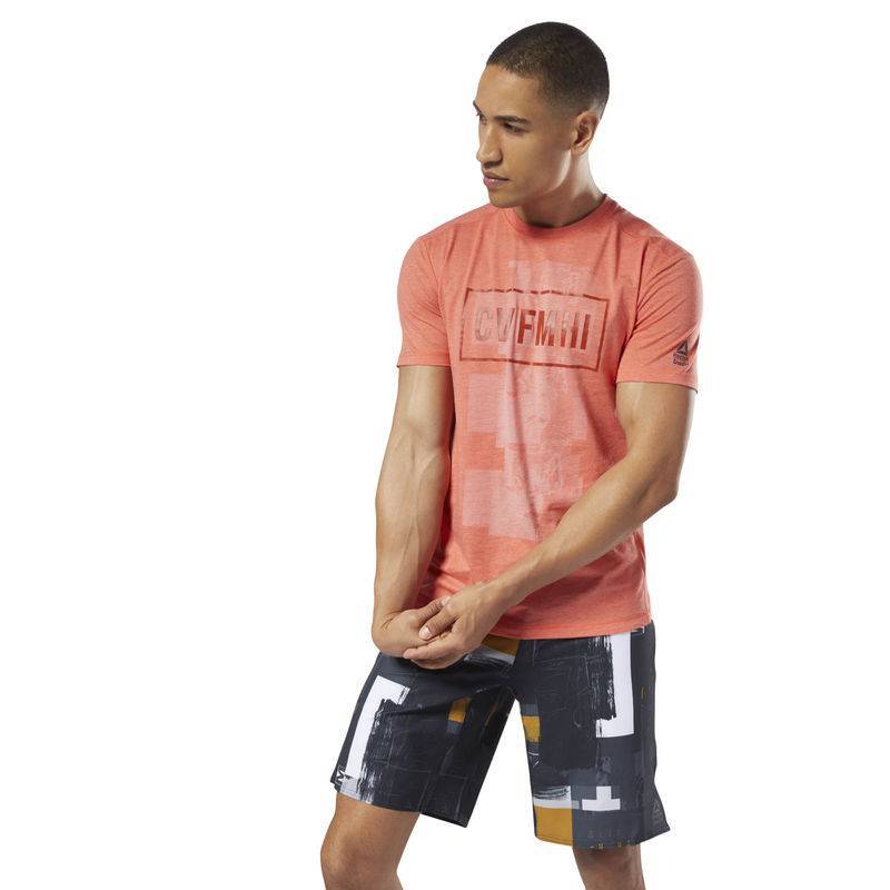 Pánské tričko Reebok Crossfit Burnout SS Tee - Solid - D94897