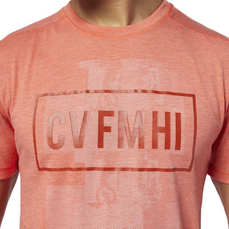 Man T-Shirt Reebok CrossFit Burnout SS Tee - Solid - D94897