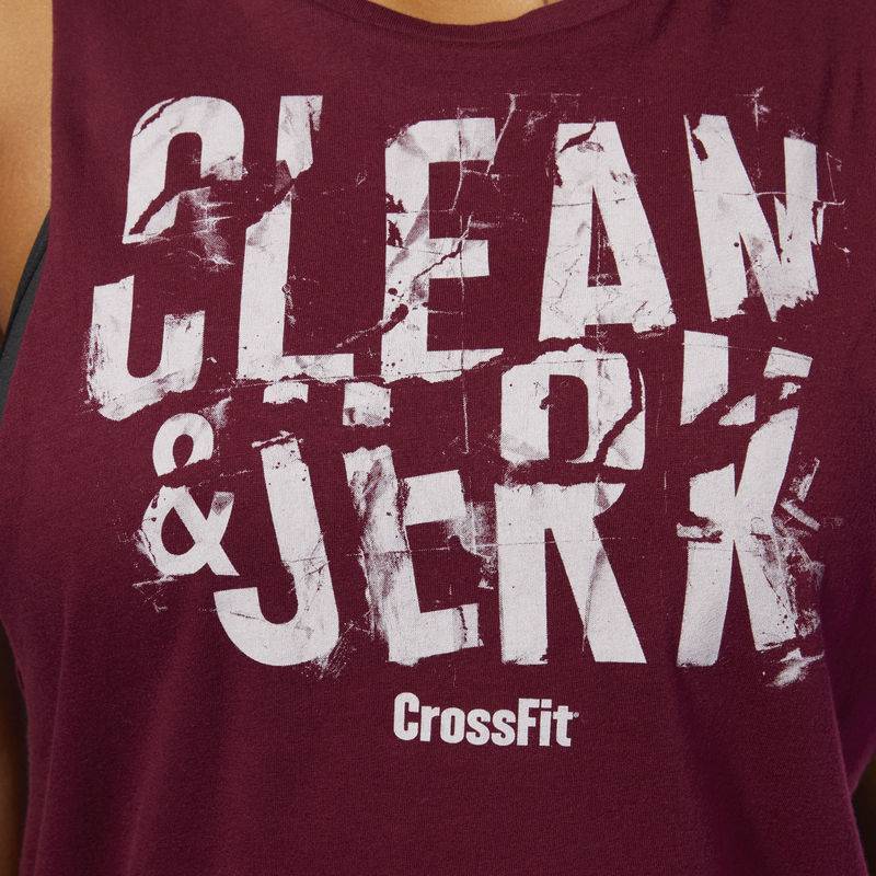 Woman top Reebok CrossFit Clean Jerk Muscle Tank - DH3724