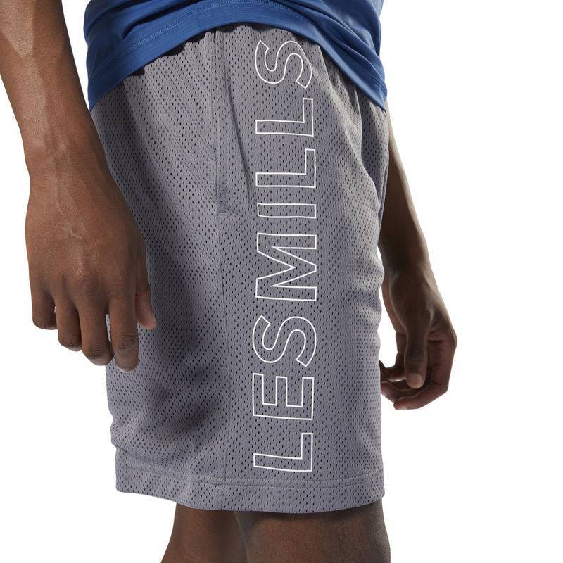 Man Shorts Les Mills MESH BBALL SHORT - DJ2218