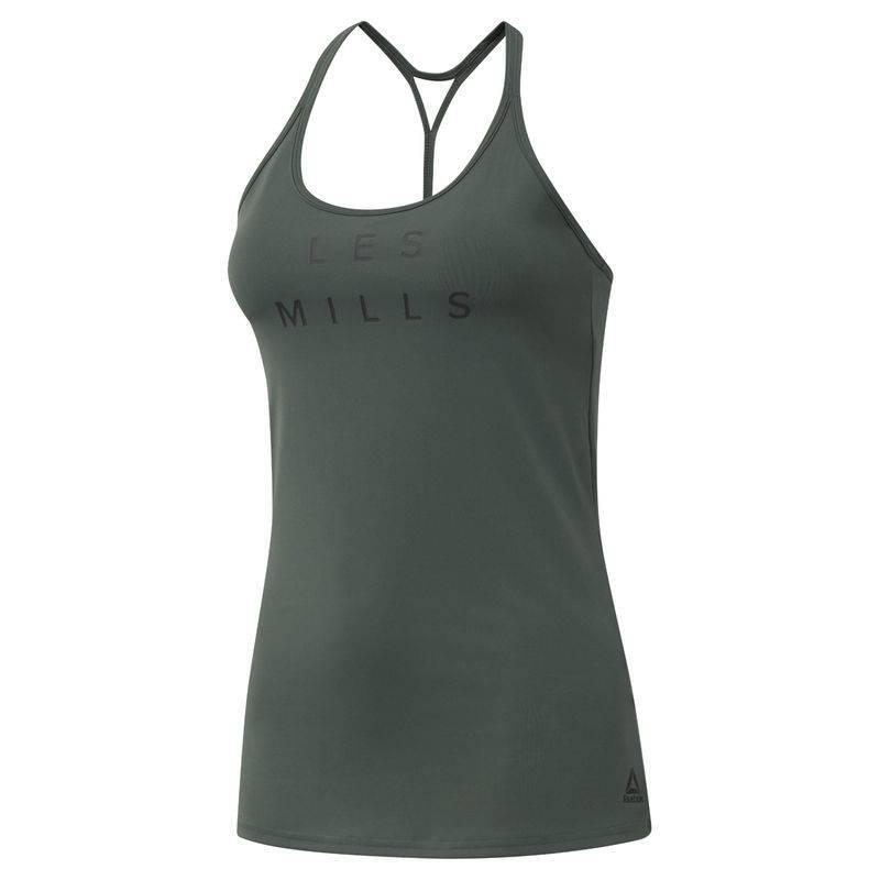 Woman top Les Mills LONG BRA - PAD - DJ2215