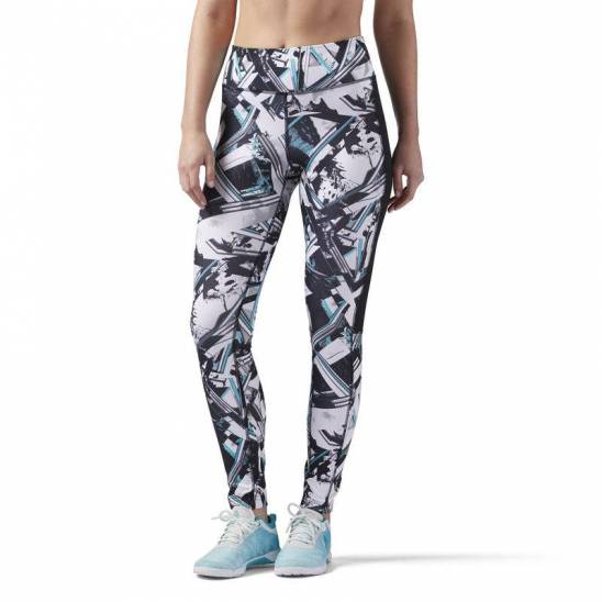 Reebok legíny WOR AOP TIGHT - WING SOLTEA