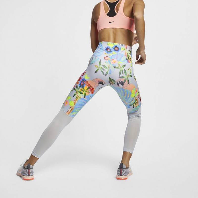 Dámské sportovní legíny 7/8 High-Rise Training Tights AR0776-043