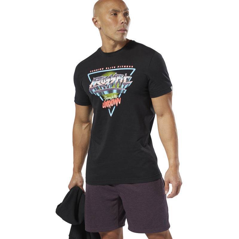 Herren T-SHirt Reebock CrossFit Neon Retro Tee - DP6211
