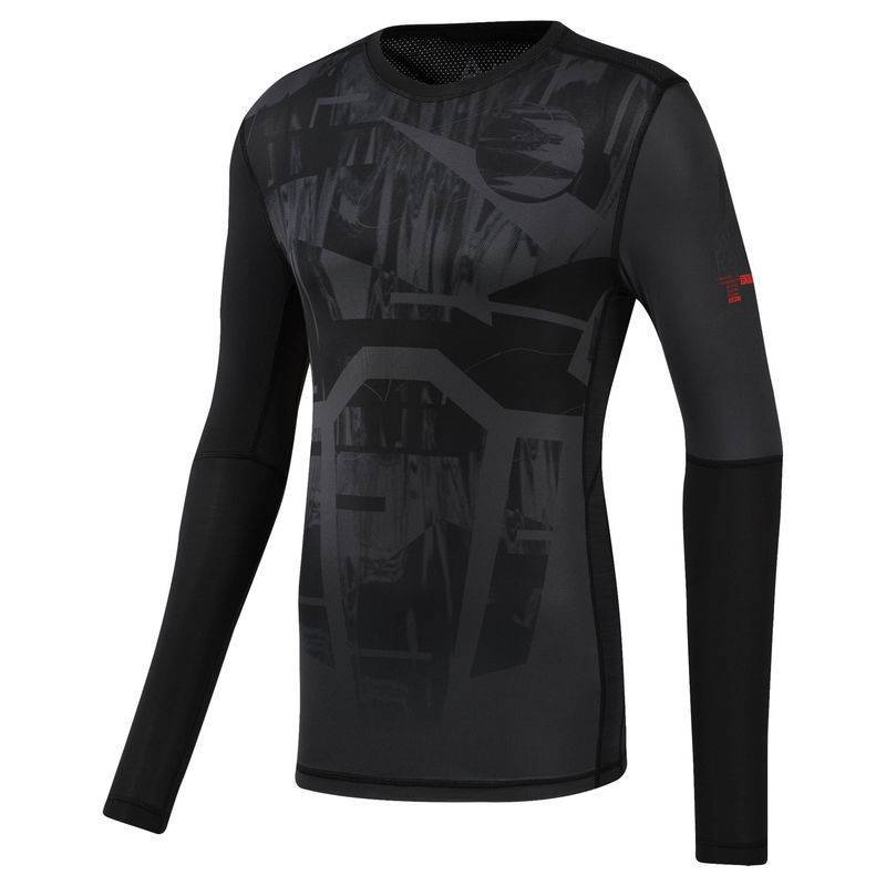 Man compression T-Shirt OST LS Tee - Printed - DP6563