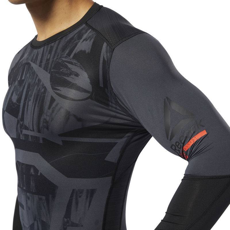 Man compression T-Shirt OST LS Tee - Printed - DP6563