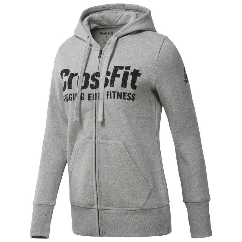 Woman hoodie Reebok CrossFit FULL ZIP HOODY - CF5764