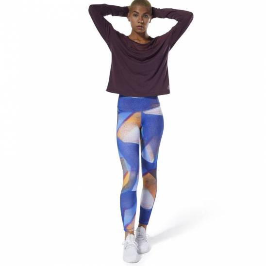 Reebok legíny Y Lux Bold High Rise Tight - DP5849