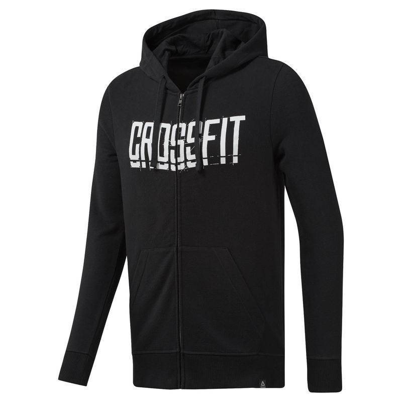 Mens Reebok CrossFit Zip Hoodie - DU4614