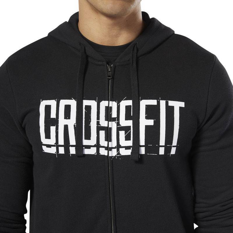 Pánská mikina Reebok CrossFit Zip Hoodie - DU4614