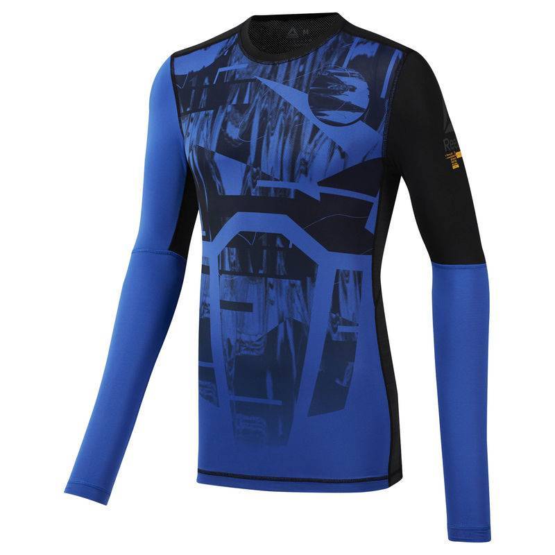 Man compression T-Shirt OST LS Tee - Printed - DU3959