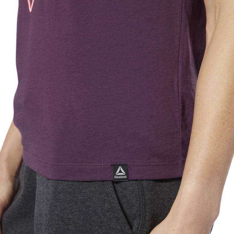 Woman T-Shirt Reebok CrossFit Neon Retro Easy Tee - DU4596