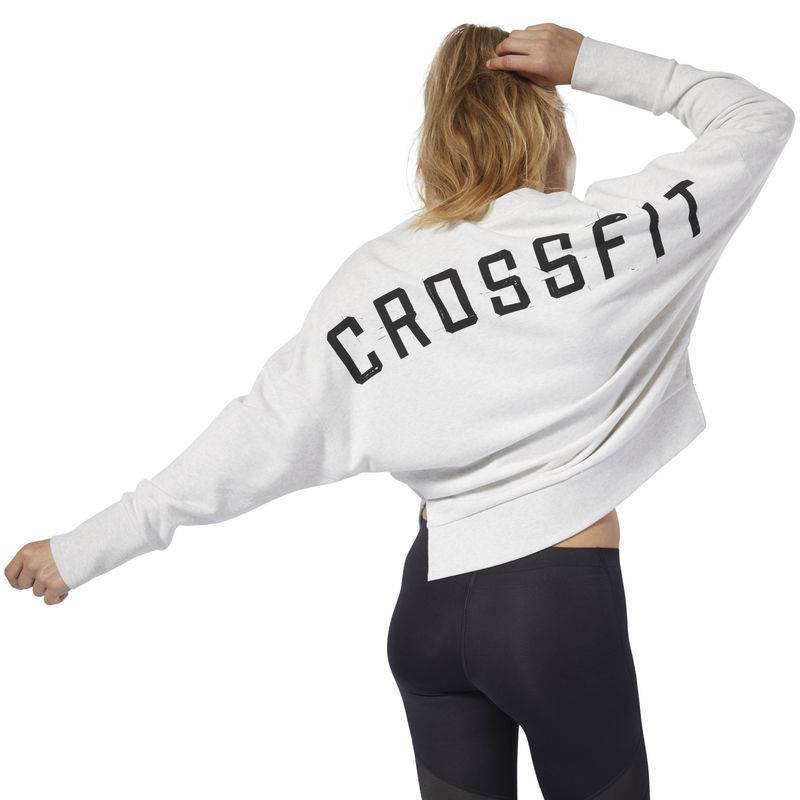 Woman hoodie Reebok CrossFit Terry Crew - DQ0040
